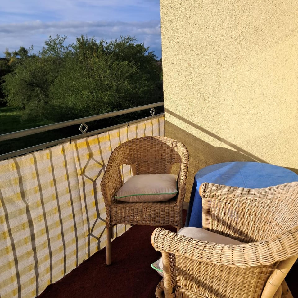View (from property/room), Balcony/Terrace, Living room, Seating area