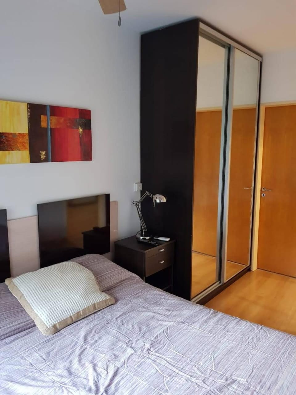 Bed, Photo of the whole room, Bedroom, wardrobe
