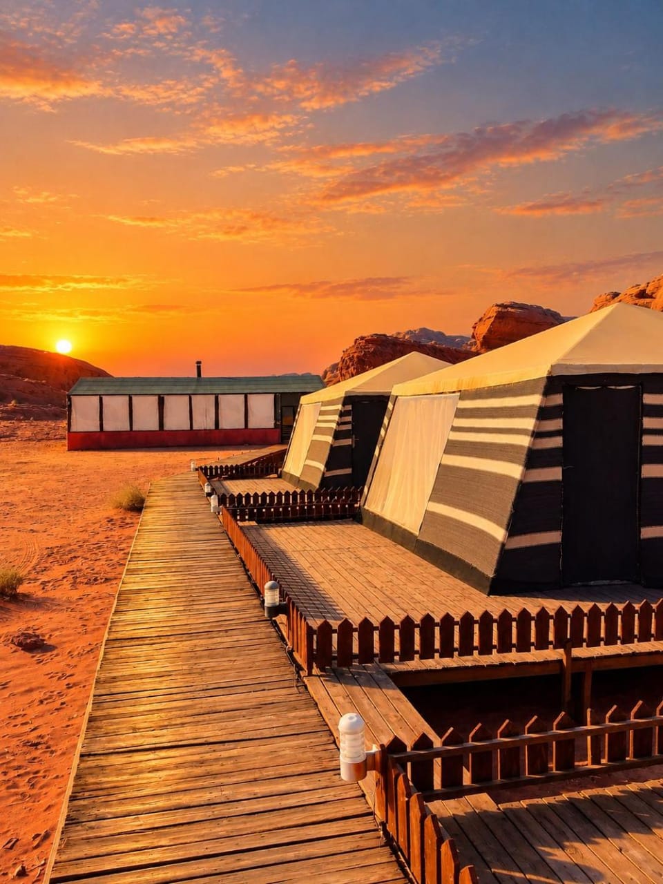Wadi Rum Sands Story Camp &Tours Luxury tent in Africa
