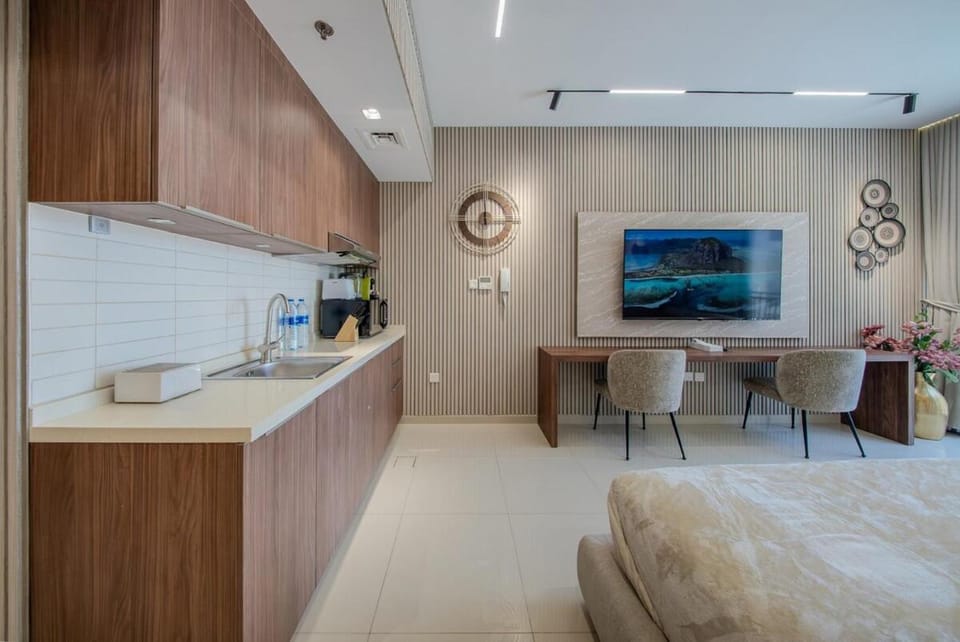 Poolview Studio Apartment in Zuhour Uptown AlZahia Apartment in Al Sharjah