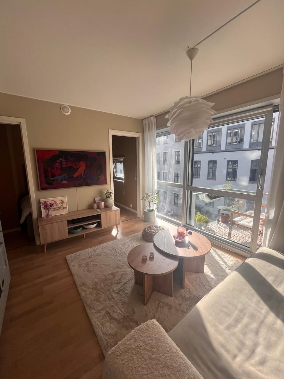View (from property/room), Balcony/Terrace, Living room, Photo of the whole room, Seating area, Dining area