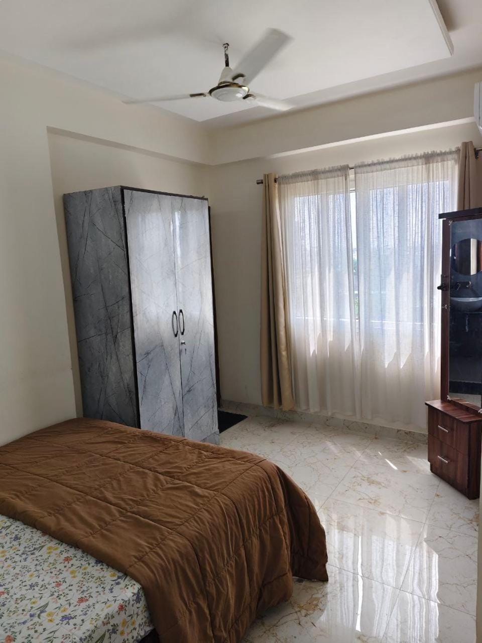 Bed, Photo of the whole room, Bedroom, wardrobe