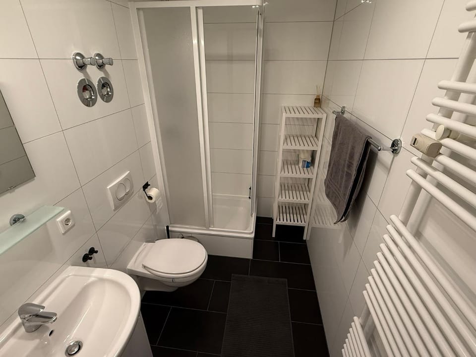 Shower, Toilet, Bathroom, towels