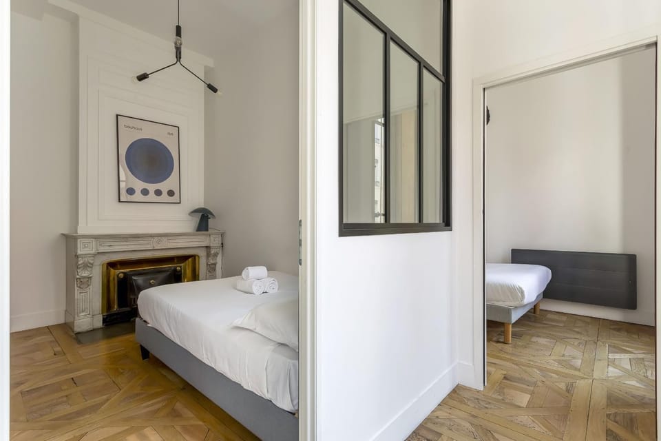 Bed, Photo of the whole room, Bedroom, heating, internet, towels