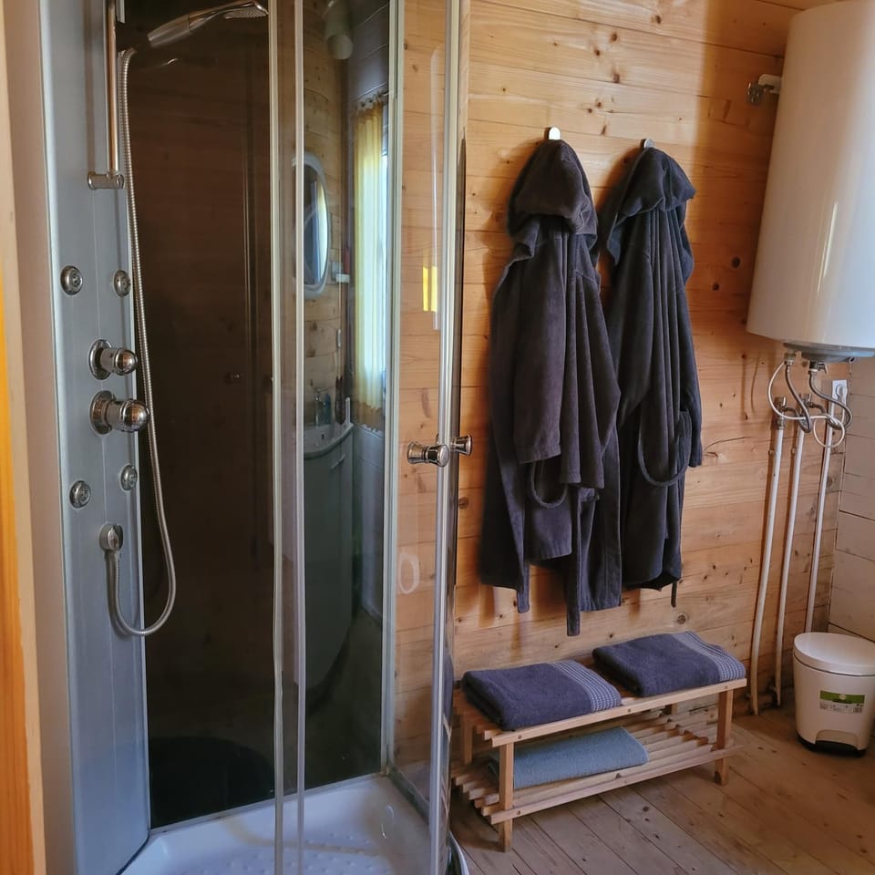 Shower, Bathroom, towels