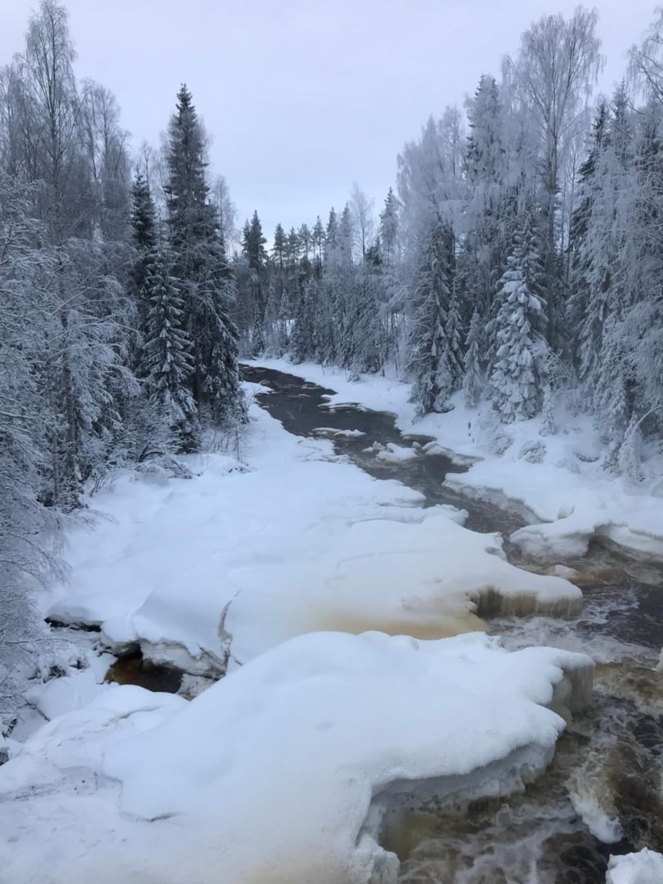 Natural landscape, Winter, Mountain view