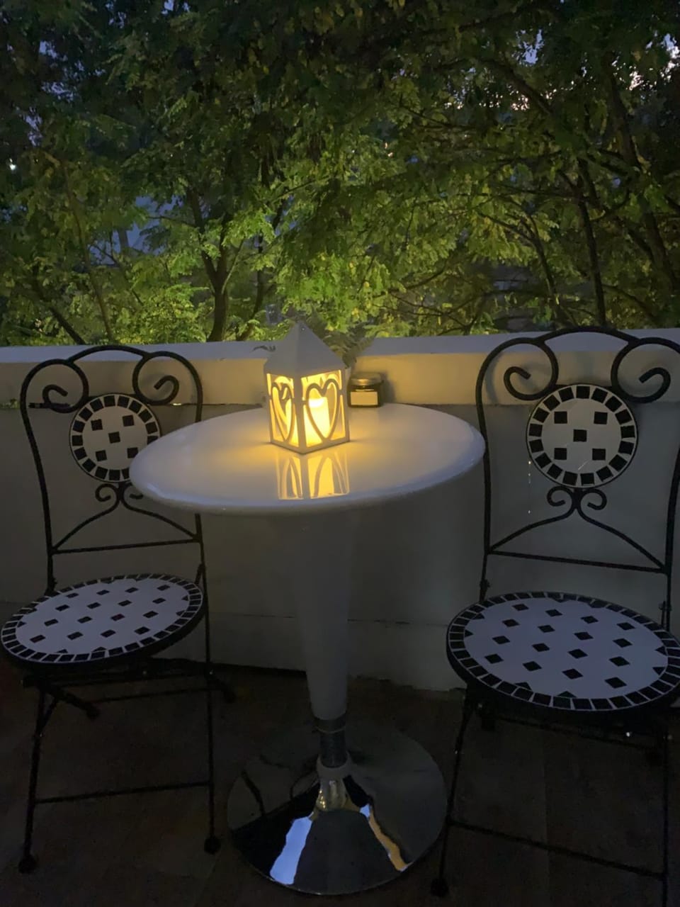 Night, Garden, Balcony/Terrace, Living room