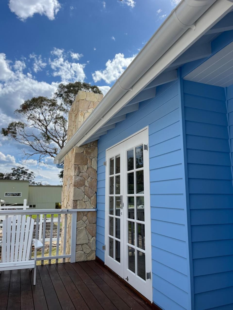 Property building, Patio