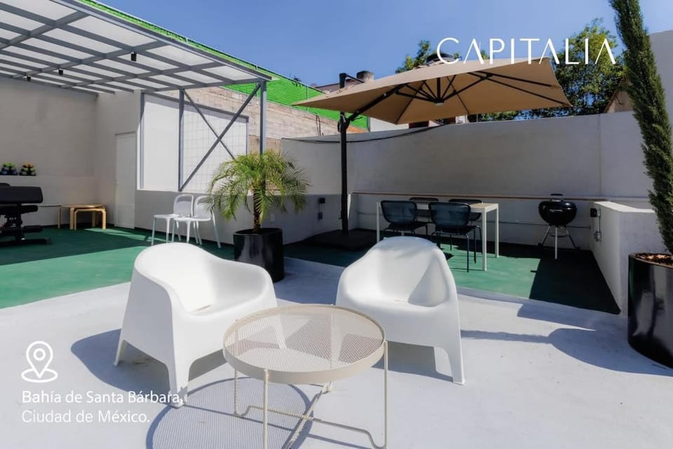 Capitalia Gym Rooftop & Fast Wifi Near Apartment in Mexico City
