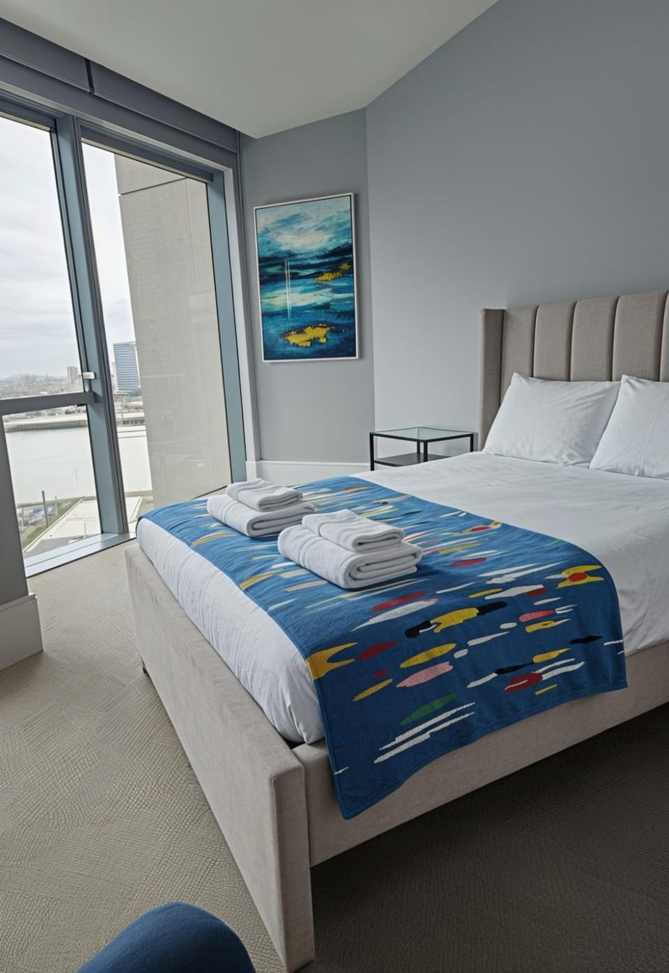 Bed, Photo of the whole room, Bedroom, wardrobe