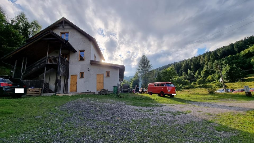 Property building, Natural landscape, Mountain view