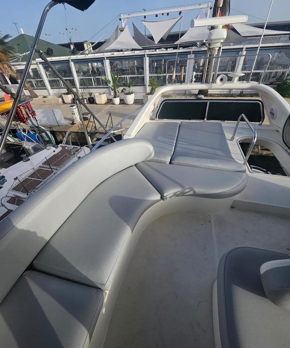 Luxury experience on a 16-meter Azimut yacht Docked boat in Torrevieja