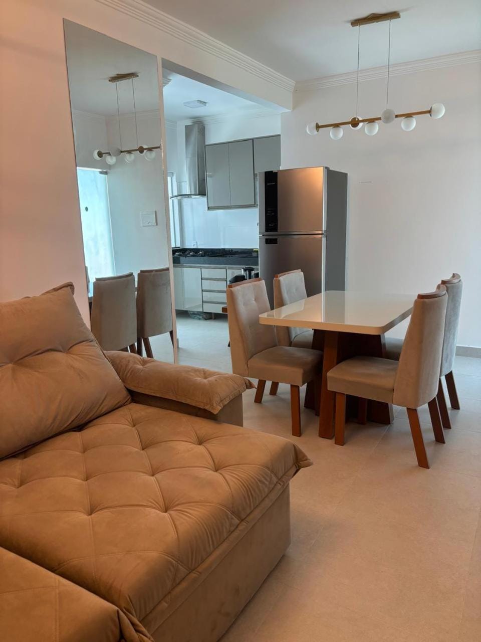 Kitchen or kitchenette, Living room, Dining area