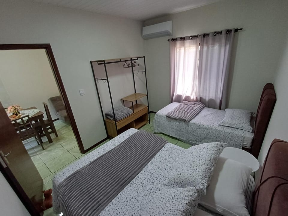 Bedroom, wardrobe, air conditioner