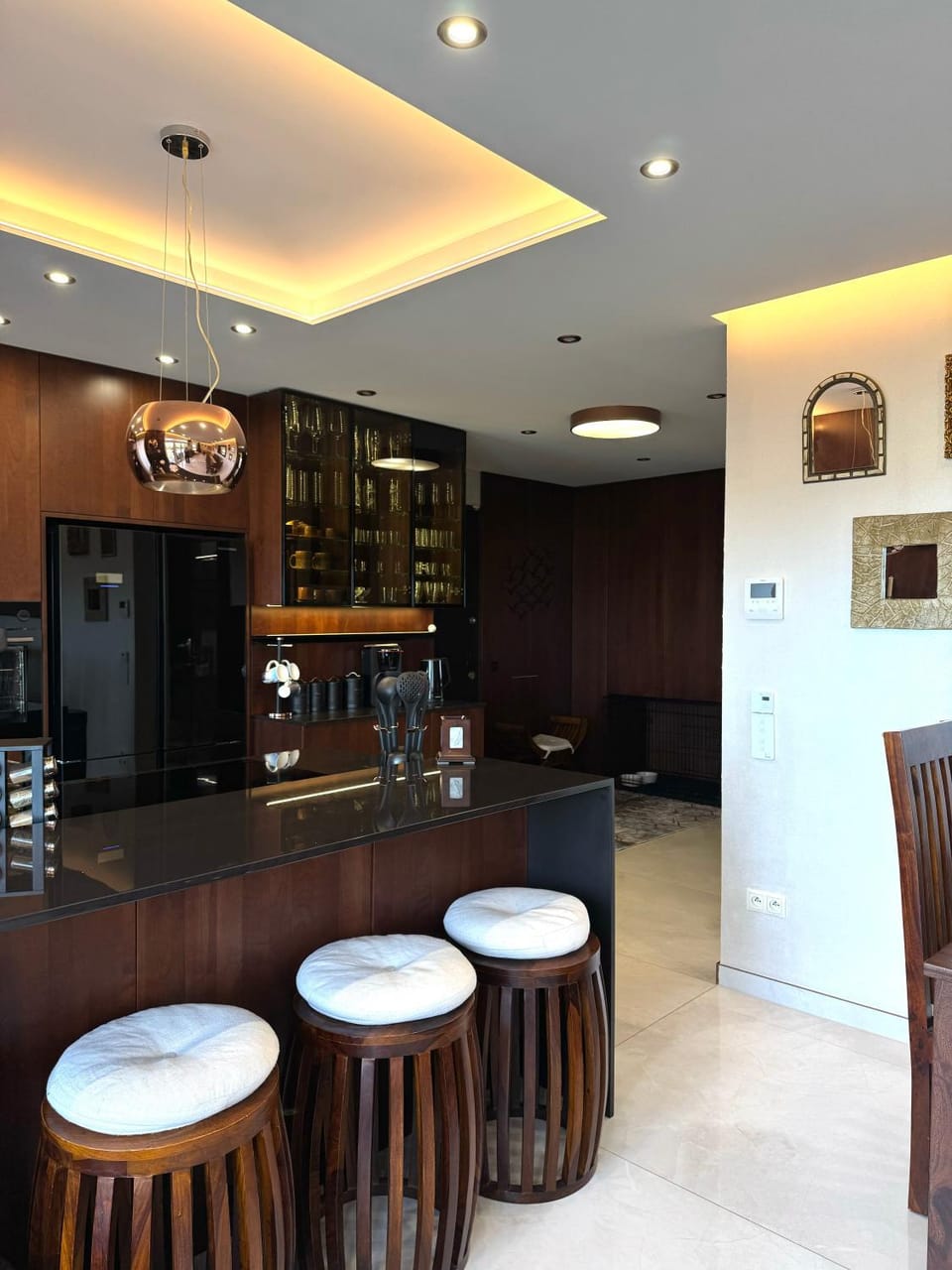 Kitchen or kitchenette, Seating area