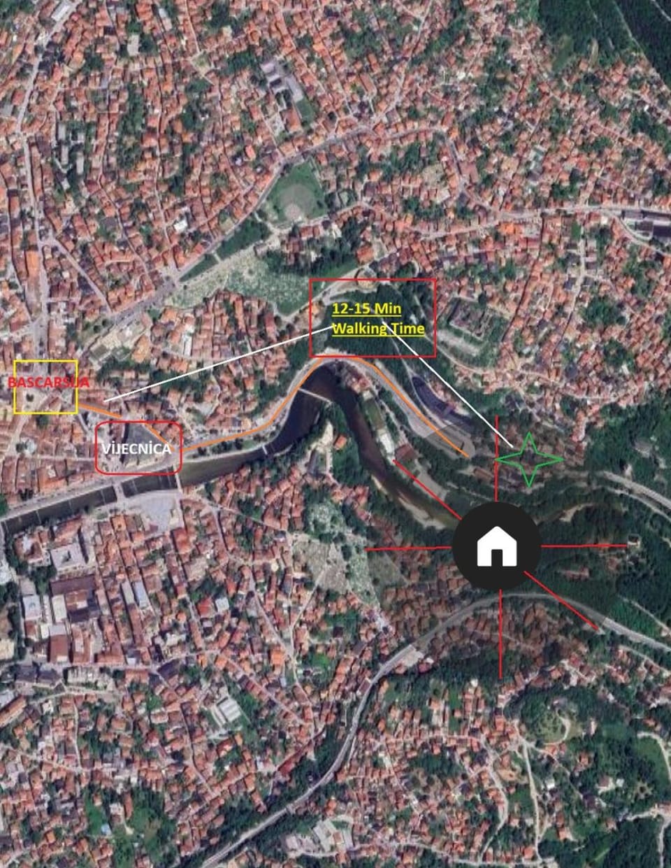 Vacation spot in Sarajevo in a calmest spacious area Apartment in Sarajevo