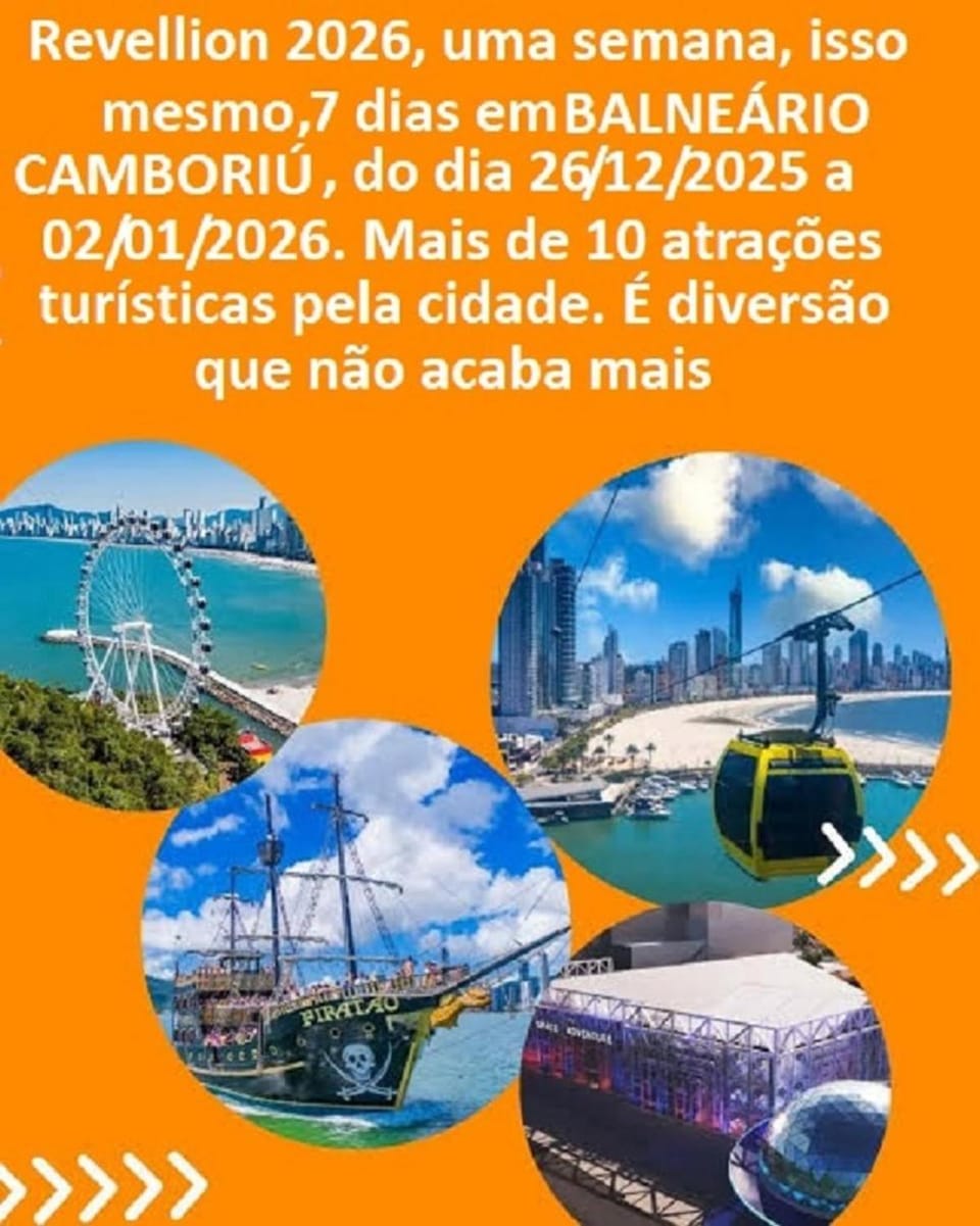 Cama em quarto, pacote 7 dias minimo, entrada 28-12 Réveillon Balneário Camboriú com café incluso Apartment in Camboriú
