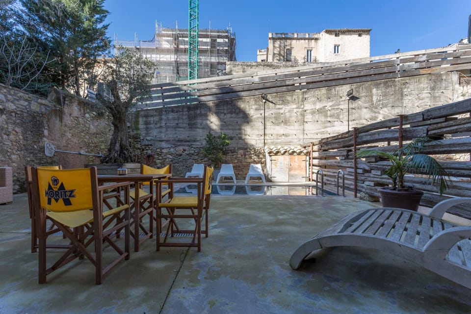 Patio, Garden, Swimming pool