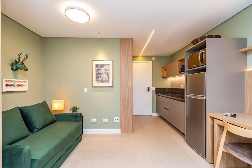 Studio Completo p/ 4 pessoas no All Batel -BAT1714 Apartment in Curitiba