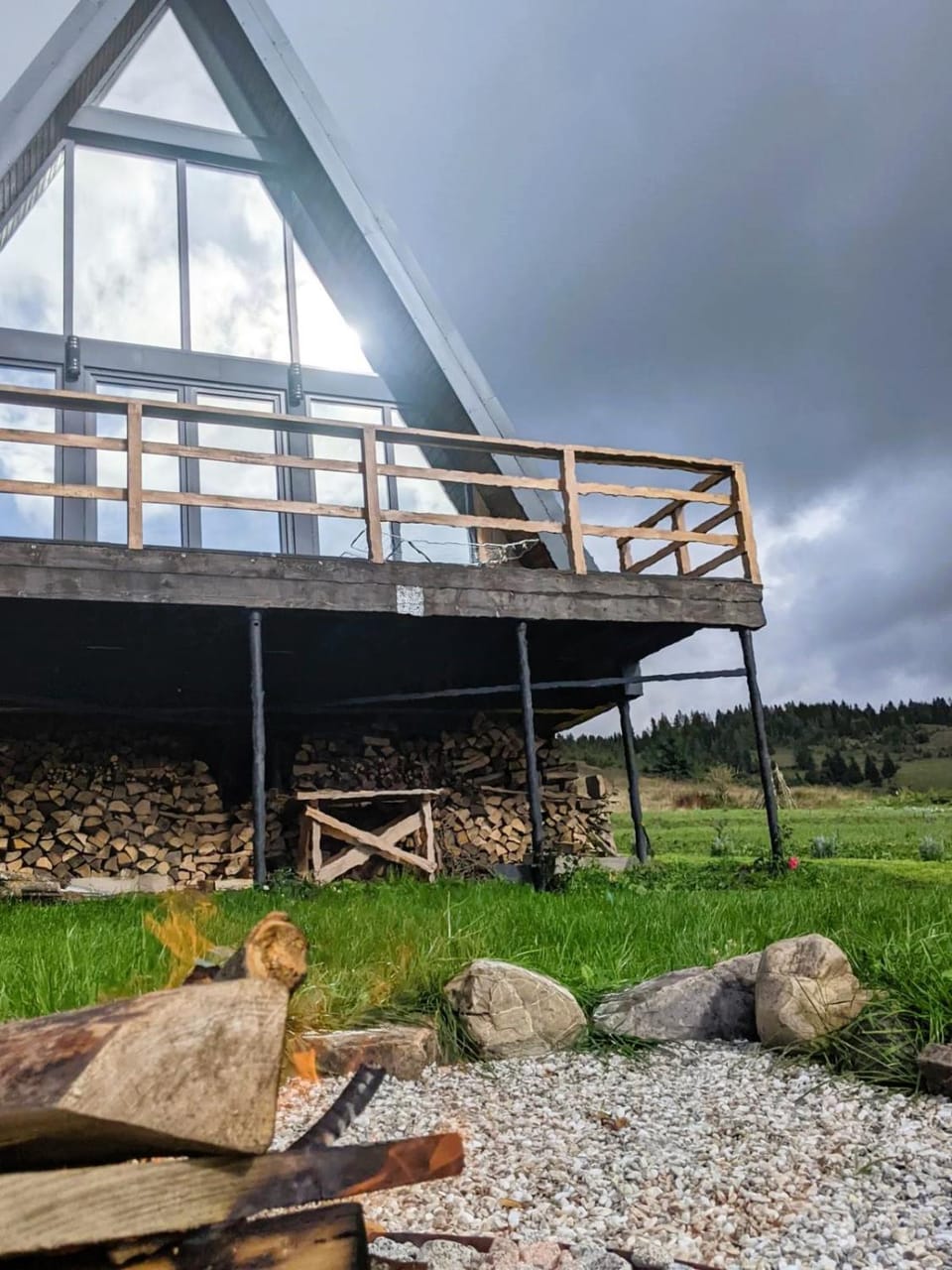 Property building, Natural landscape, Garden view