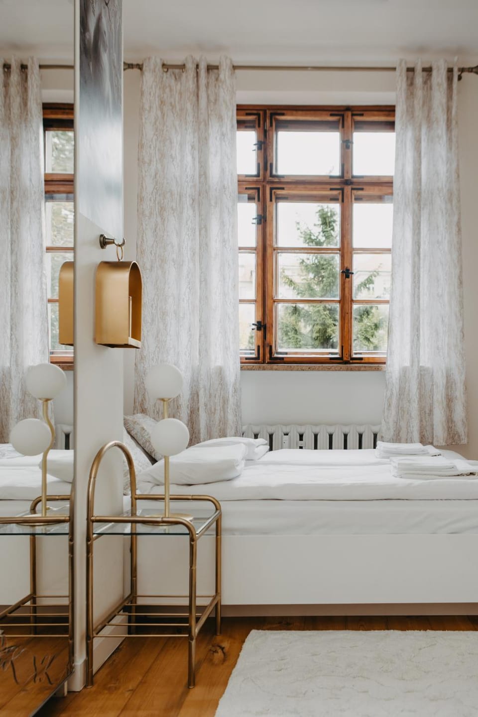 Bed, View (from property/room), Photo of the whole room, Bedroom, towels, wardrobe