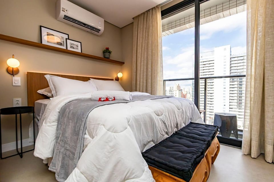 Studio Premium p/ 4 pessoas no All Batel - BAT1816 Apartment in Curitiba