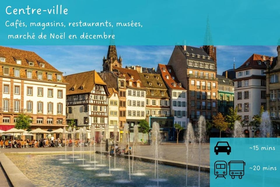 New Le Chouch'heim F1 27 m2 Renovated 2025 clim tv internet Apartment in Strasbourg