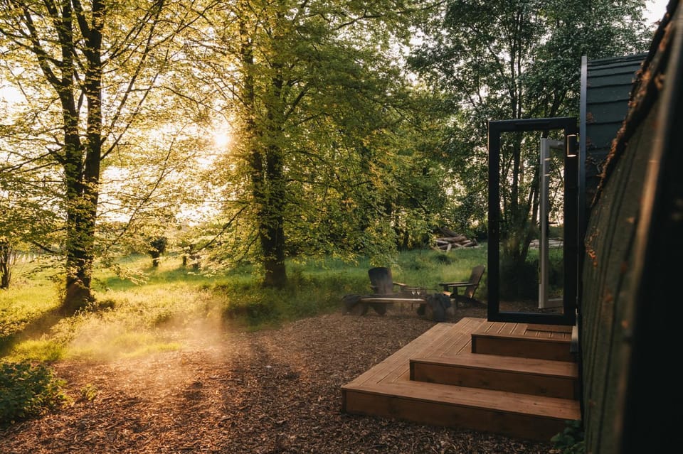 Spring, Day, Natural landscape, BBQ facilities, Garden, Seating area, Garden view