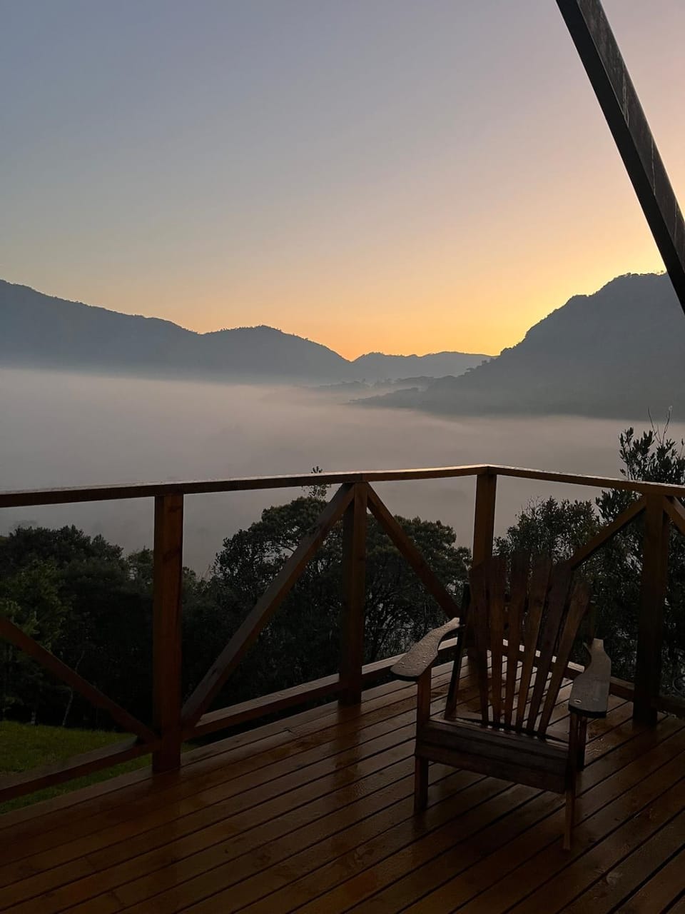 Day, Natural landscape, View (from property/room), Balcony/Terrace, Mountain view, Sunrise