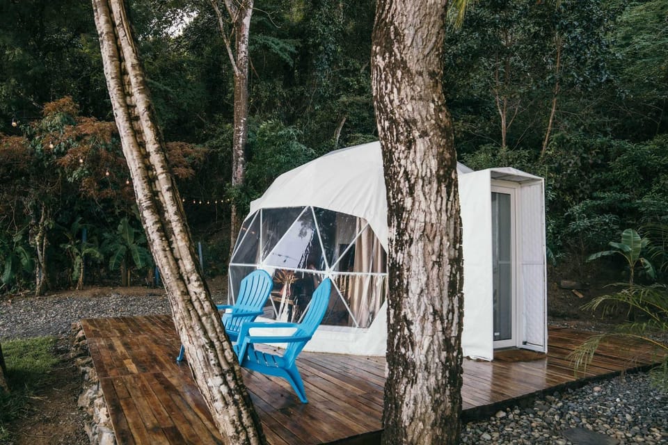 Private Oceanfront Retreat with Jungle Domes Luxury tent in Los Santos Province, Panama