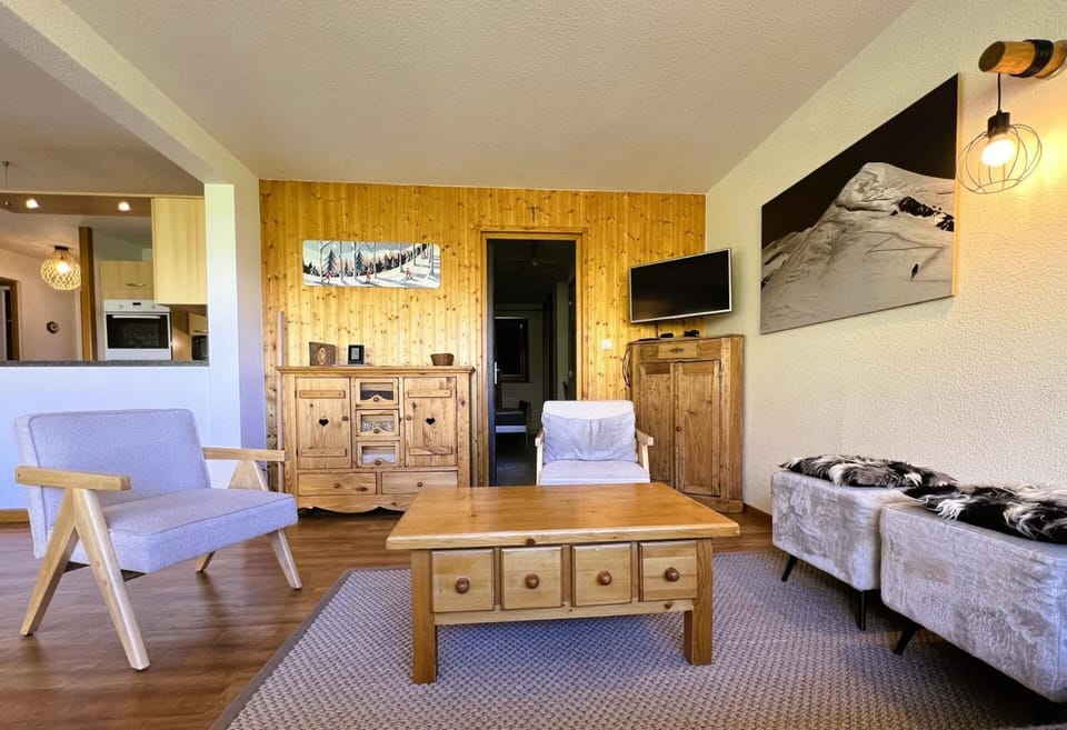 Résidence Les Balcons Des Curtious - Appartement 3 pièces coin montagne - 8 personnes MAE-2993 Apartment in Auvergne-Rhône-Alpes