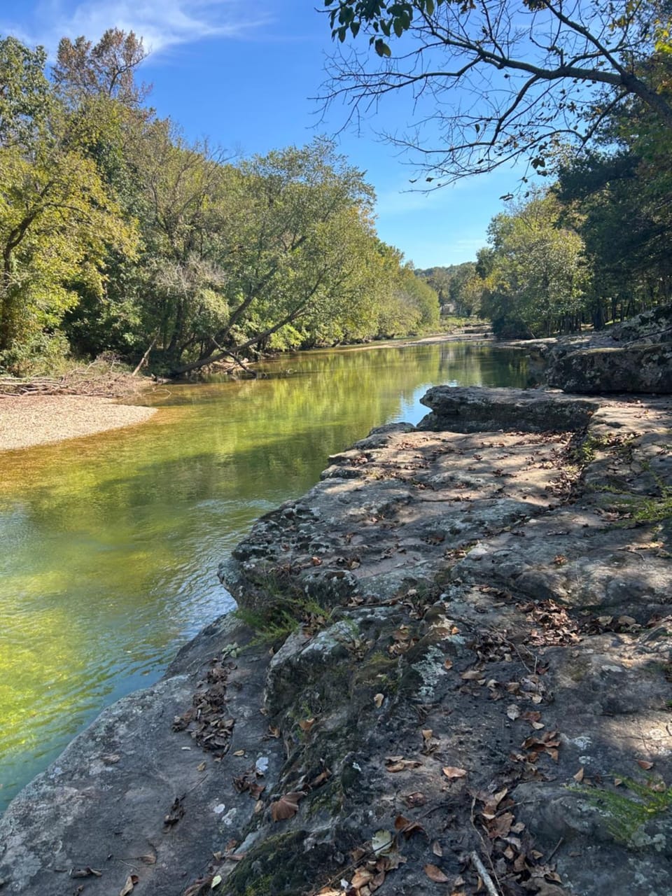 Illinois Riverside Glamping Oasis at Flint Ridge Campground/ 
RV Resort in Ozark Mountains