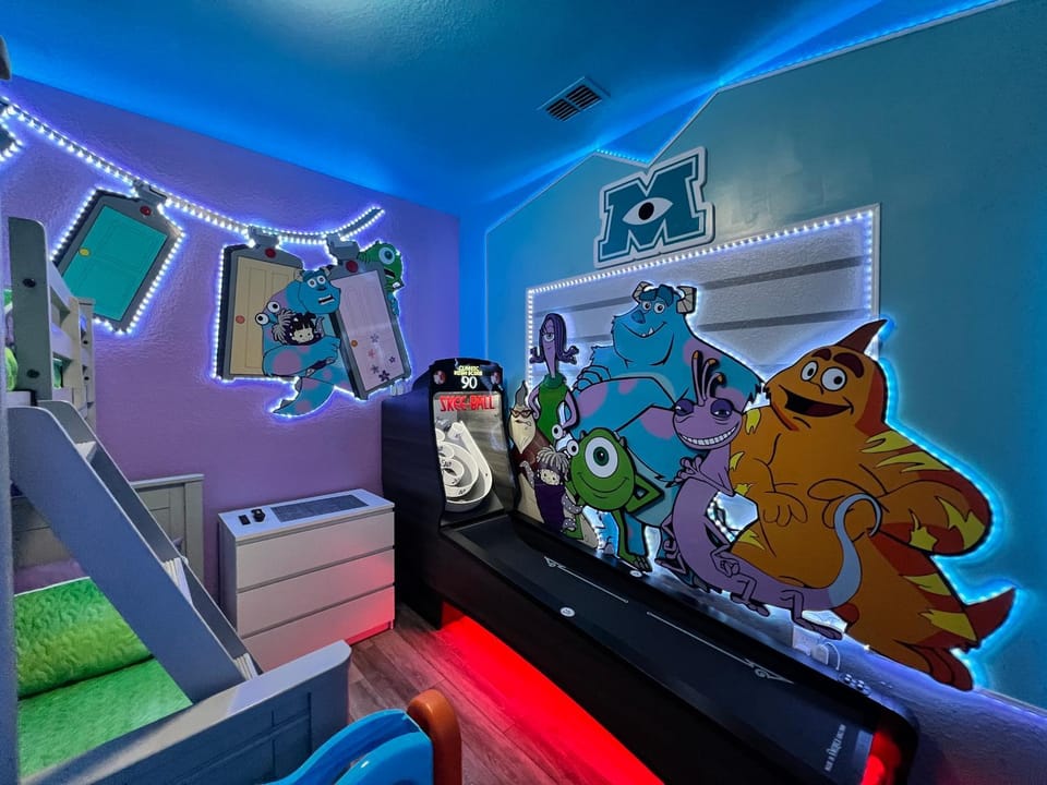 Bed, Game Room, Bedroom, bunk bed