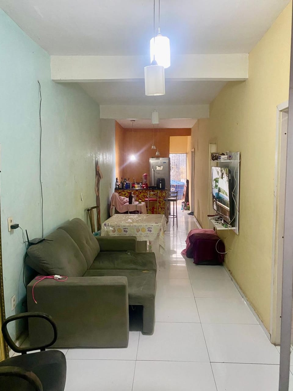 Kitchen or kitchenette, Living room