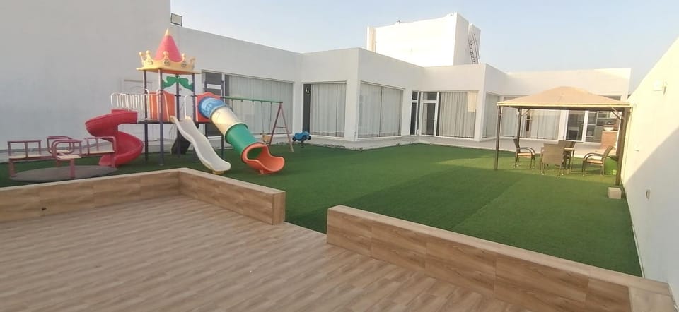 Patio, Children play ground, Inner courtyard view