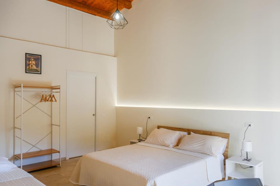 Bed, Photo of the whole room, Bedroom, towels, wardrobe