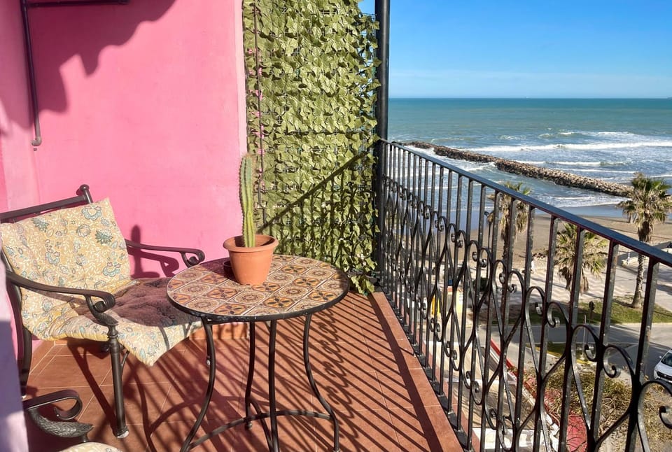 Day, Natural landscape, View (from property/room), Balcony/Terrace, Beach, Sea view
