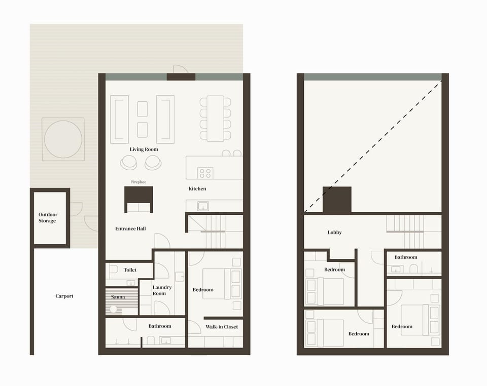 Joiku Luxury Lakeview Chalet Apartment in Norrbotten County, Sweden
