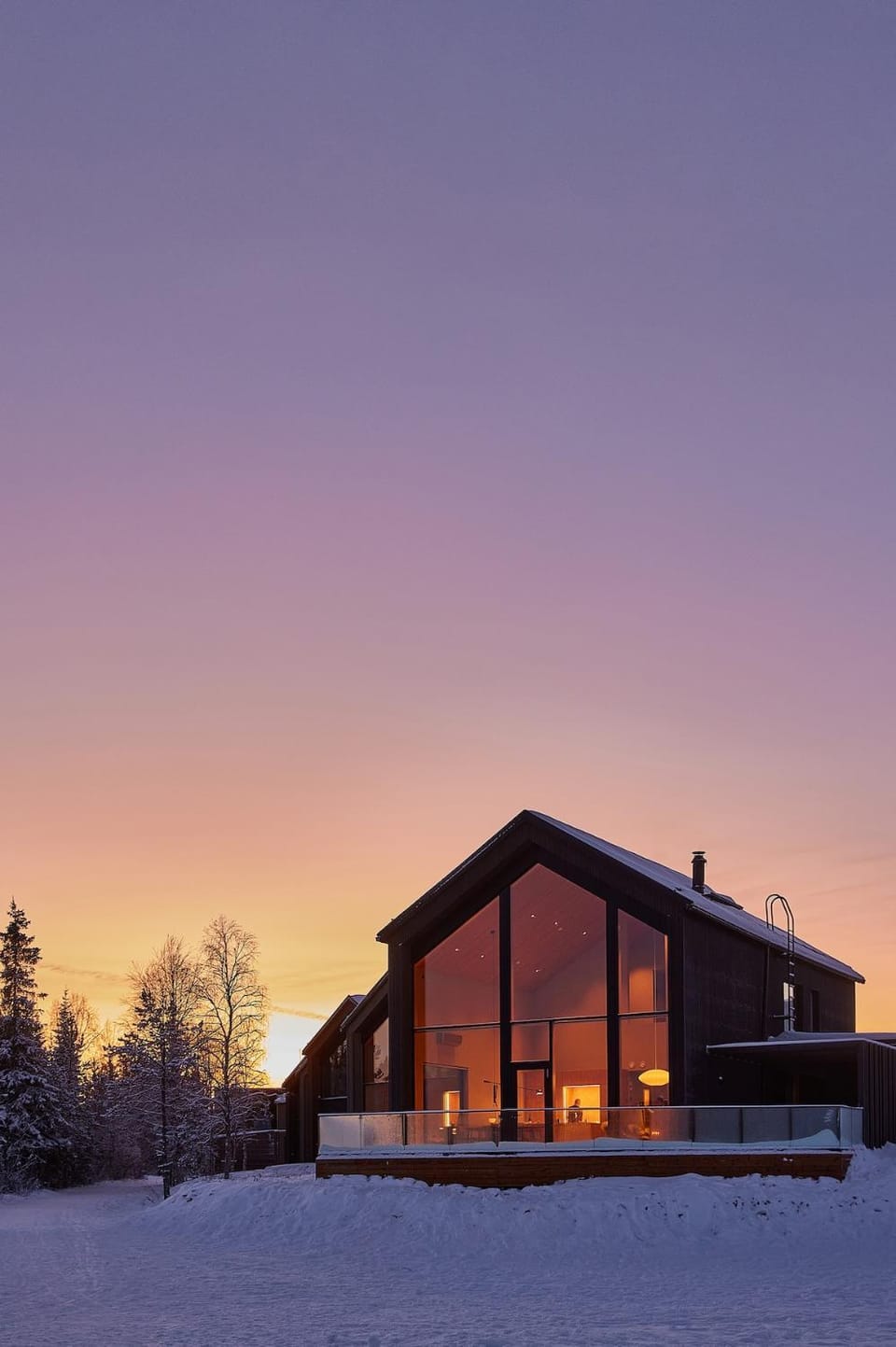 Joiku Luxury Lakeview Chalet Apartment in Norrbotten County, Sweden