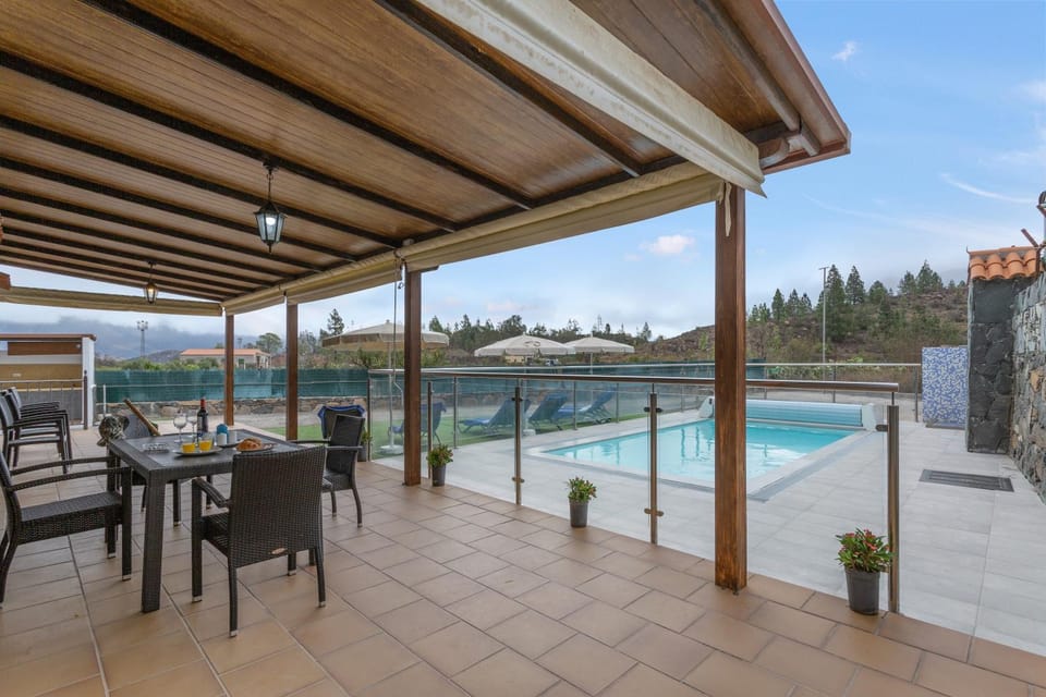 Property building, Living room, Swimming pool