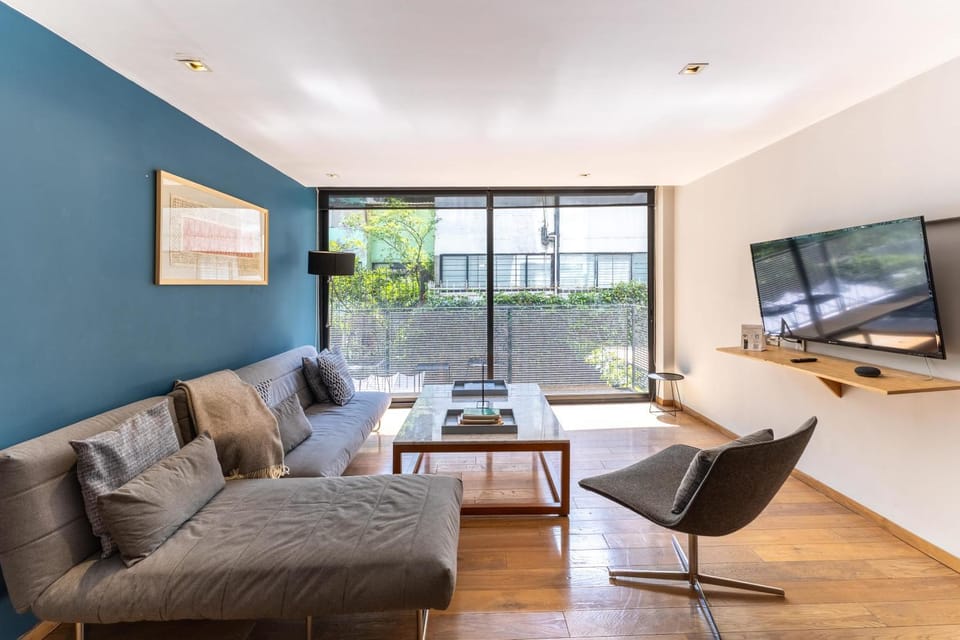 Capitalia Chic 1BR w High-Speed Apartment in Mexico City