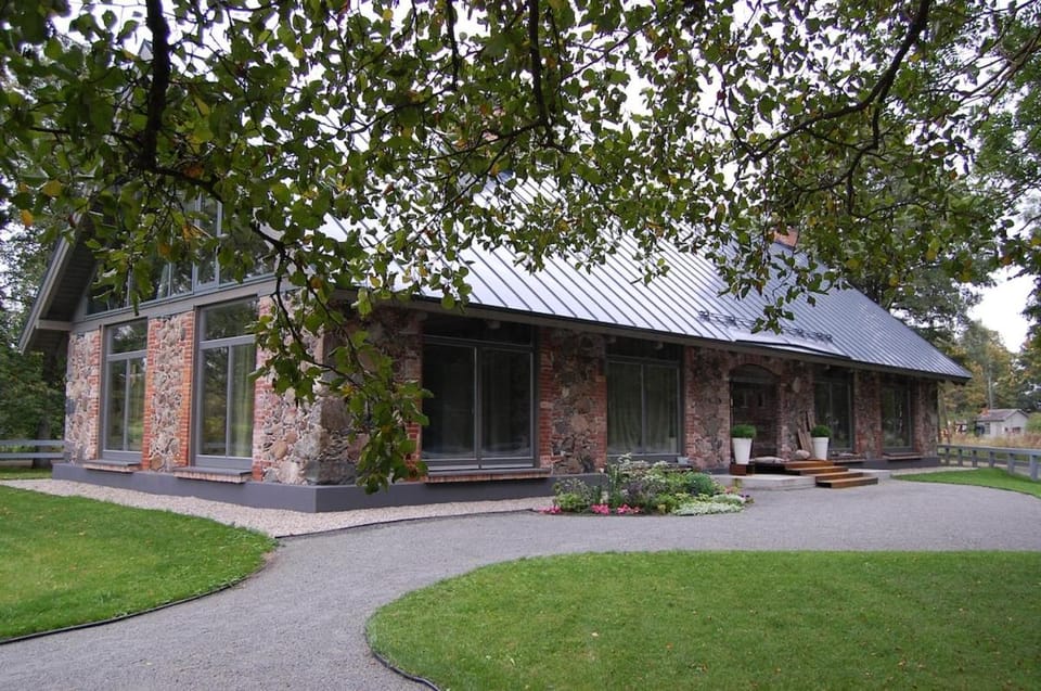 Design stone villa near the beach Villa in Latvia