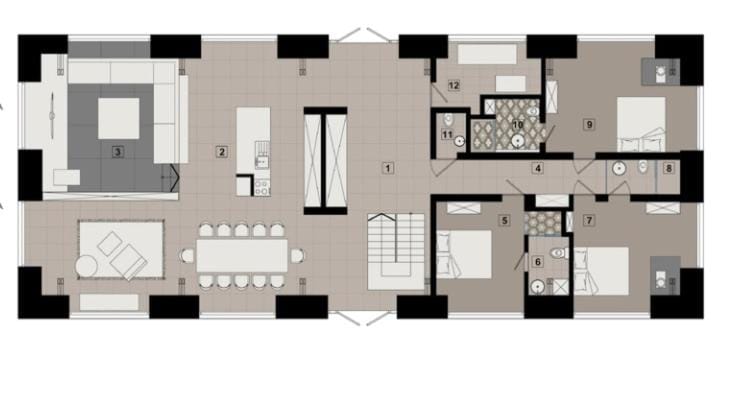 Design stone villa near the beach Villa in Latvia