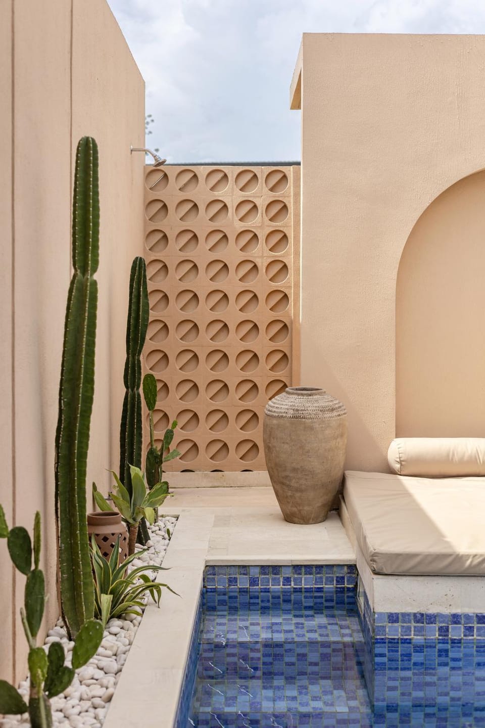 Patio, Day, Seating area, Pool view, Swimming pool, sunbed