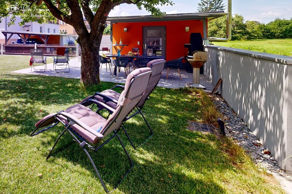 Property building, BBQ facilities, Garden, Seating area, sunbed