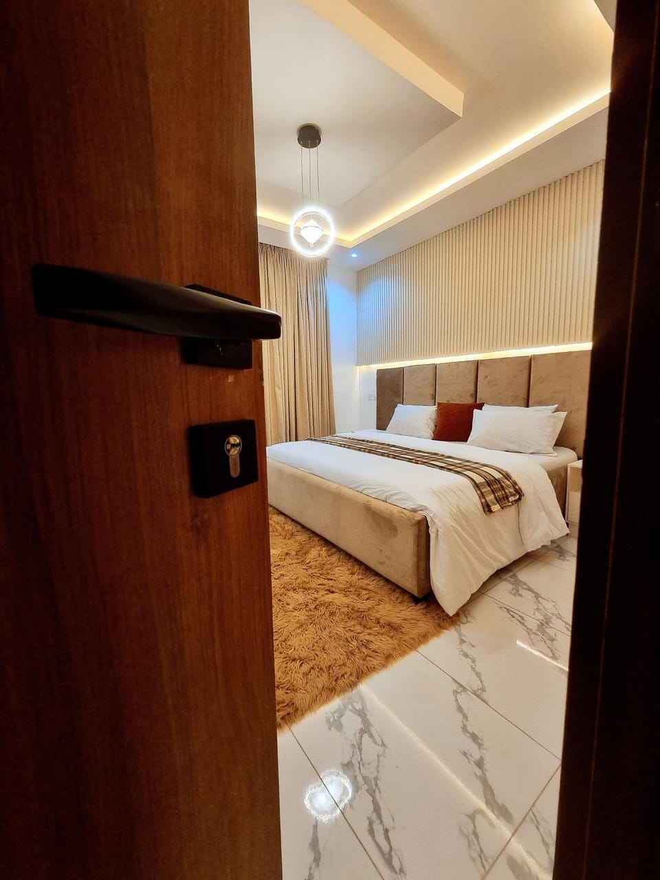 Bed, Photo of the whole room, Bedroom, wardrobe