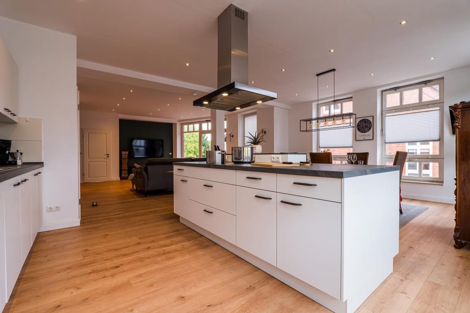 Kitchen or kitchenette, dishwasher, oven, stove, kitchen