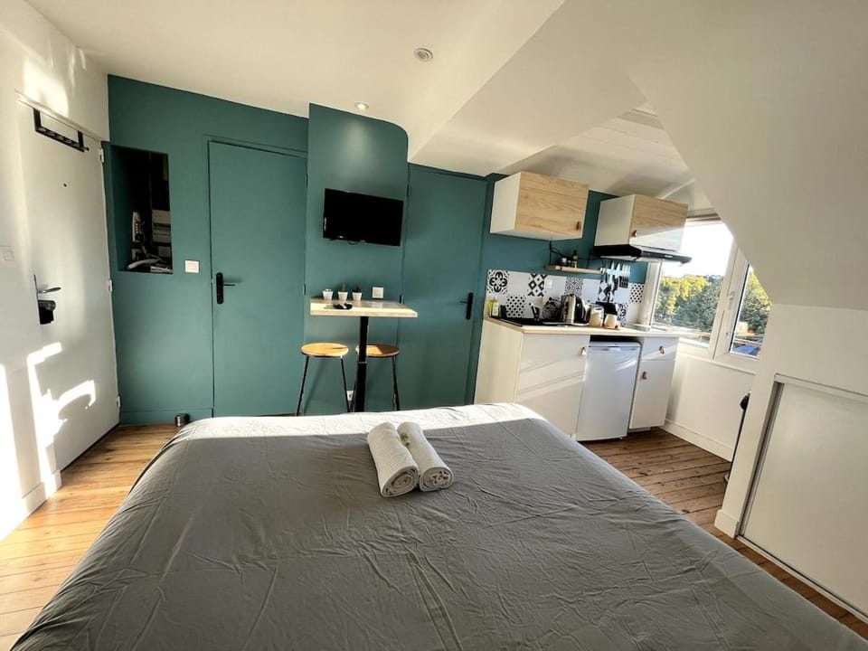 Beautiful Studio for 2 people, TV, Wifi Apartment in Nantes
