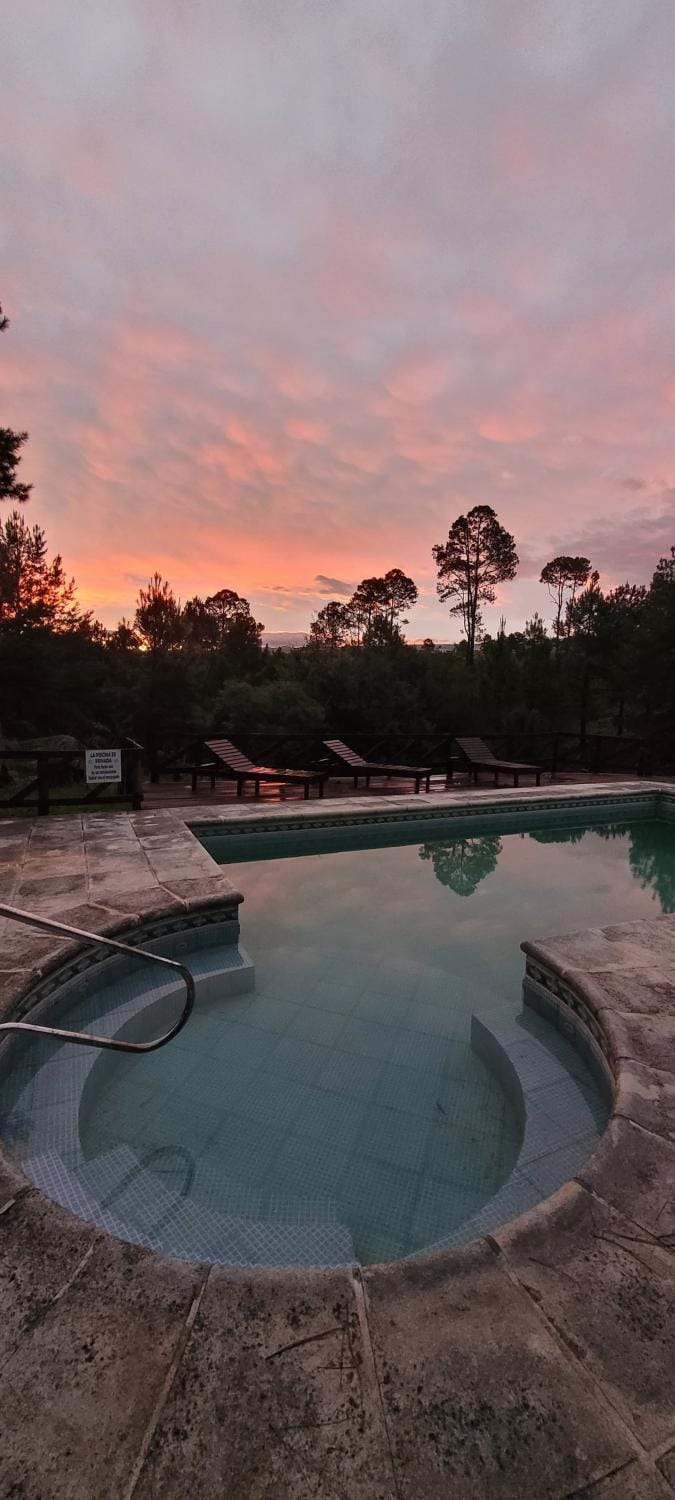 Natural landscape, Garden view, Mountain view, Pool view, Swimming pool, Sunset