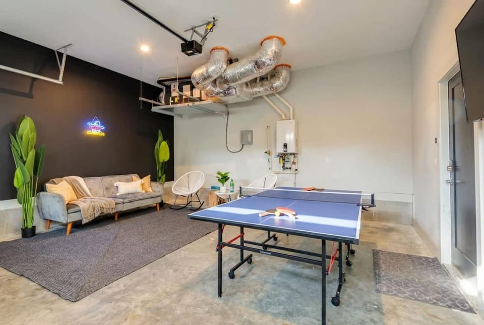 Rooftop Views Ping Pong Lounge Nashville House in East Nashville